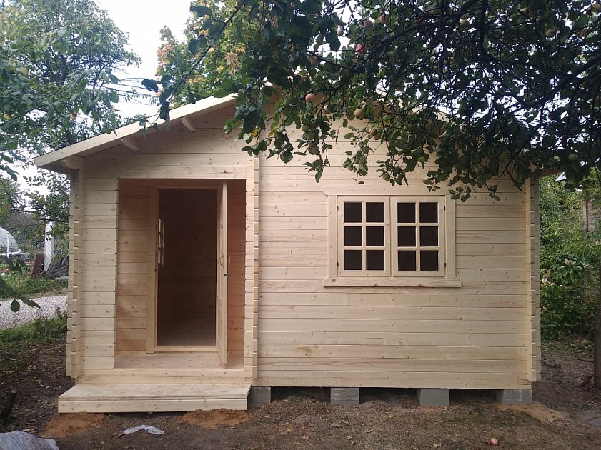 Картинка Дом «Строгий деревянный» 5х4 