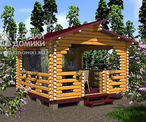 Деревянные беседки для дачи в Москве и Подмосковье